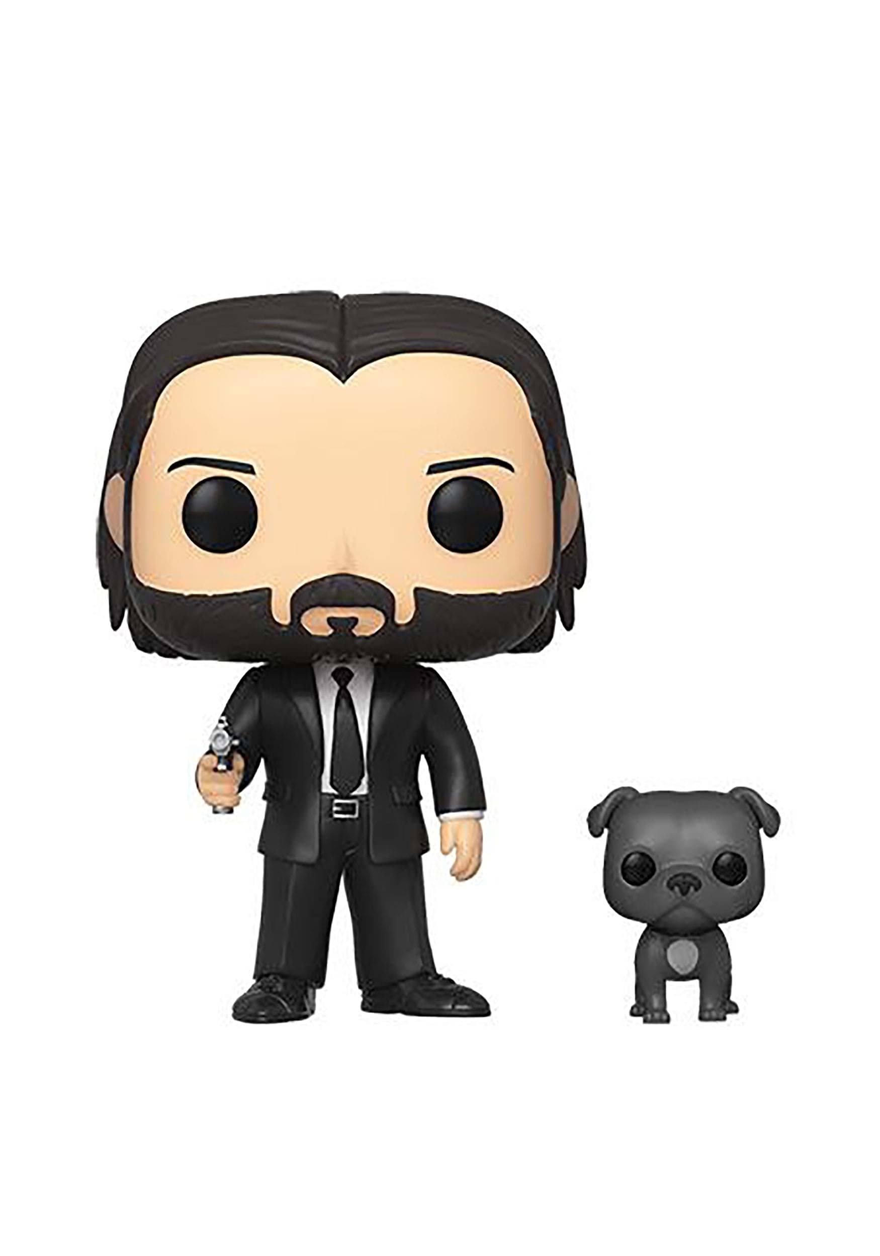 Funko Pop! Movies: John Wick - John in Black Suit with Dog Buddy
