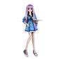 EVA BJD 1/3 BJD Doll, 20 Movable Joints Plastic Ball Jointed Doll, Removable Hair & Clothes, Openable Head for Eye Replacement, Full Set with Blue