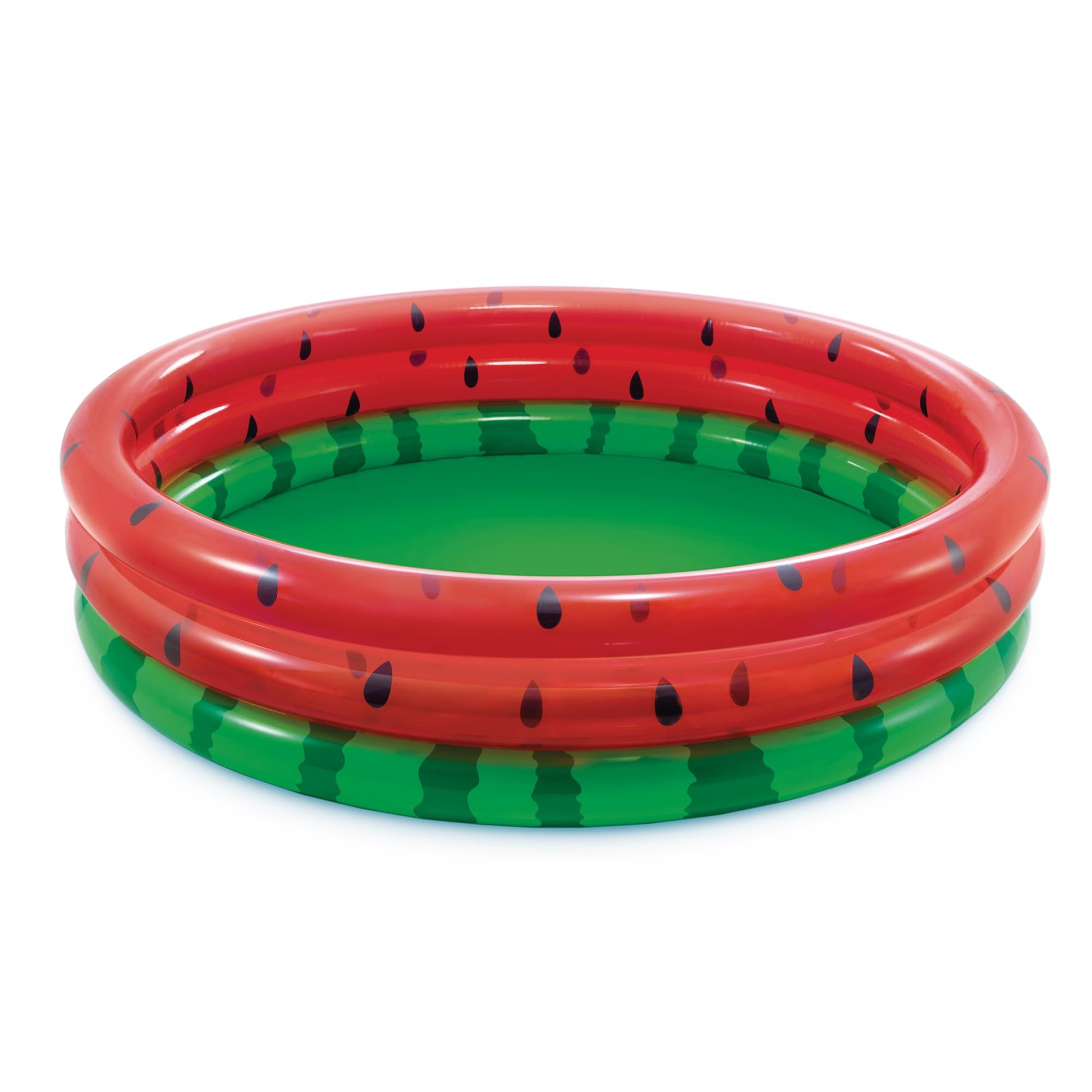 Intex 66-Inch Round Inflatable Outdoor Kids Swimming and Wading Watermelon Pool for Ages 2 and Up