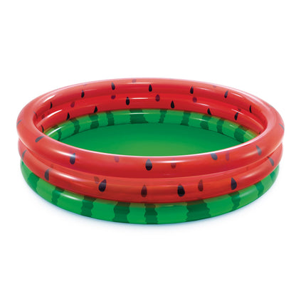 Intex 66-Inch Round Inflatable Outdoor Kids Swimming and Wading Watermelon Pool for Ages 2 and Up