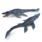 EOIVSH Large Mosasaurus Toy 13.4", Realistic Deep Sea Monster Mosasaurus Dinosaur Plastic Hand-Painted Ocean Animal Model Figurine for Bath Pool Toy