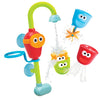 Yookidoo Toddler and Baby Bath Toy (Ages 1-3): Flow N Fill - 3 Stackable Play Cups - Battery Operated Interactive Hose Toy & Tumblers with Multiple