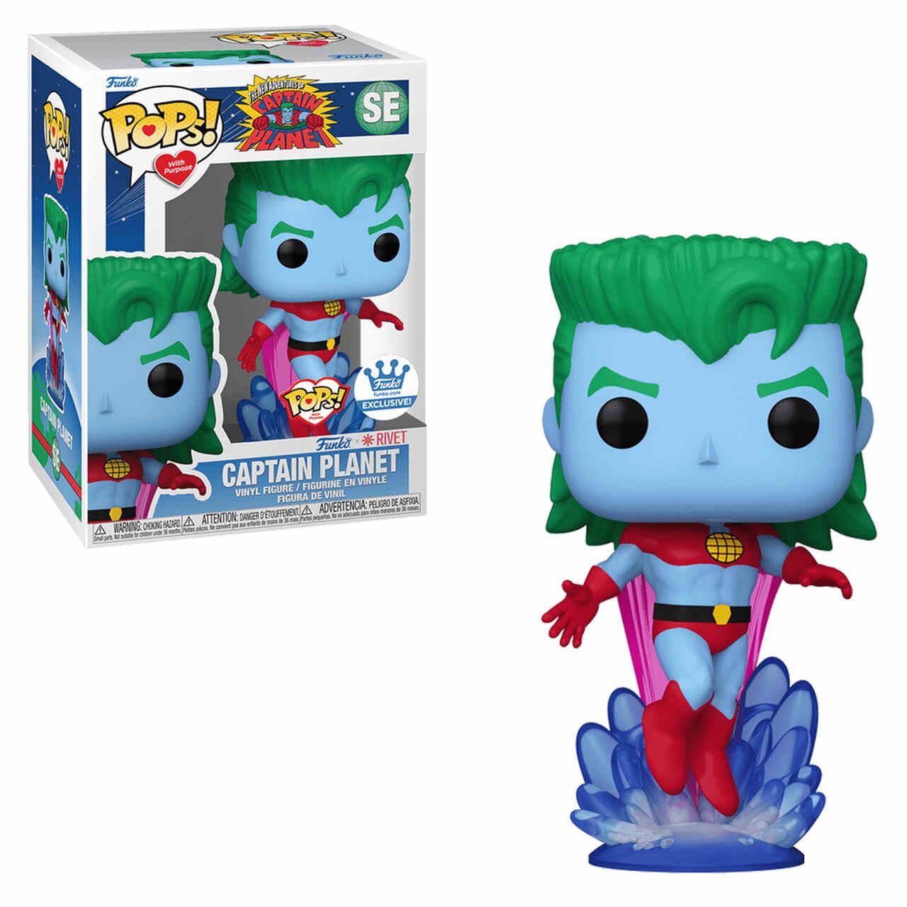 Funko Pop!s with Purpose: The New Adventures of Captain Planet *Flying Shop Exclusive
