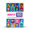 Keep It 100: The Card Game by Cut | Surprising Surveys & Intuitive Guessing | Card Game for Family, Friends, Parties and Game Night