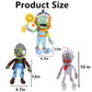 JHESAO 3PCS PVZ Plushies Plants and Zombies Plush Toys Normal Zombie PVZ 1 2 Stuffed Soft Doll Mummy Zombie New