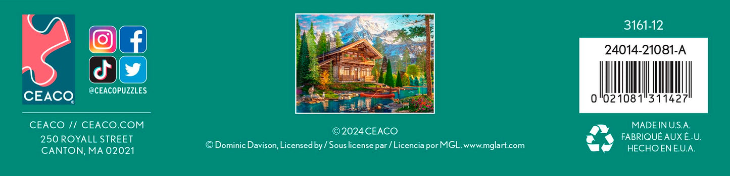 Ceaco - The Old Fishing Lodge - 1000 Piece Jigsaw Puzzle