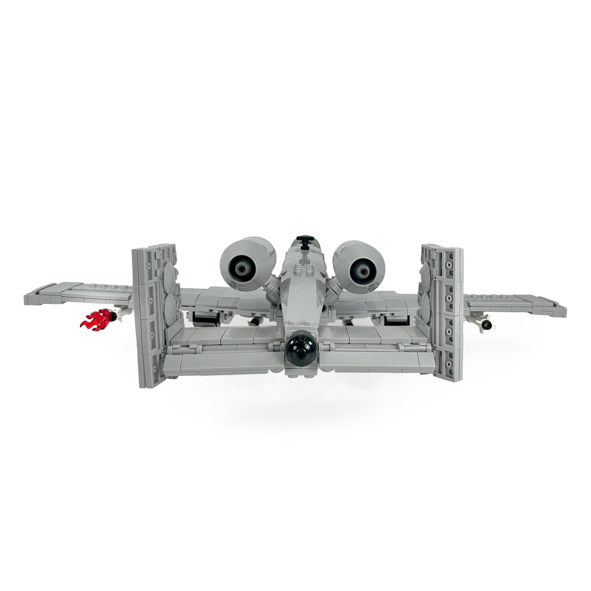 General Jim's A-10 Thunderbolt II Warthog Fighter Jet Building Blocks Set 931 Pieces Cold War Attack Aircraft Model Plane with Opening Cockpit