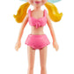 Polly Pocket Playset Fashion Pack Tropical Beach Fun Surprise Element for Girls Ages 4 and Up