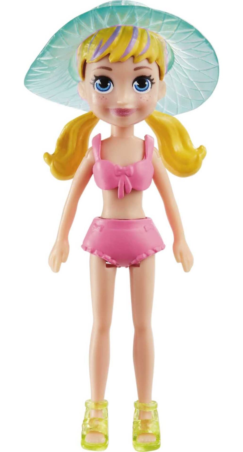 Polly Pocket Playset Fashion Pack Tropical Beach Fun Surprise Element for Girls Ages 4 and Up