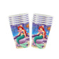 111PCS Disne Ariel Party Kit! Enchanting set with vibrant tableware & dreamy tablecloth, for a magical undersea kids' birthday.