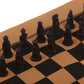 Baosity Chinese Chess Set with Resin Figurine Pieces, Foldable Board for Travel and Xiangqi Players
