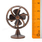 Odoria 1/12 Miniature Fan Dollhouse Decoration Accessories, Bronze