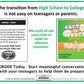Harvest Time Partners Face to Face Transitions - High School to College Conversation Card Game, Conversation Starters for Students, Parents,