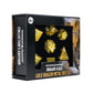 Fanroll Dungeons & Dragons D&D Dragon Scale Metal Dice Set: Gold