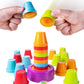 Slam Cup, Speed and Color Matching Cups Kids and Family Game by Blue Orange Games for 2 to 4 Players. Recommended for ages 6 & up