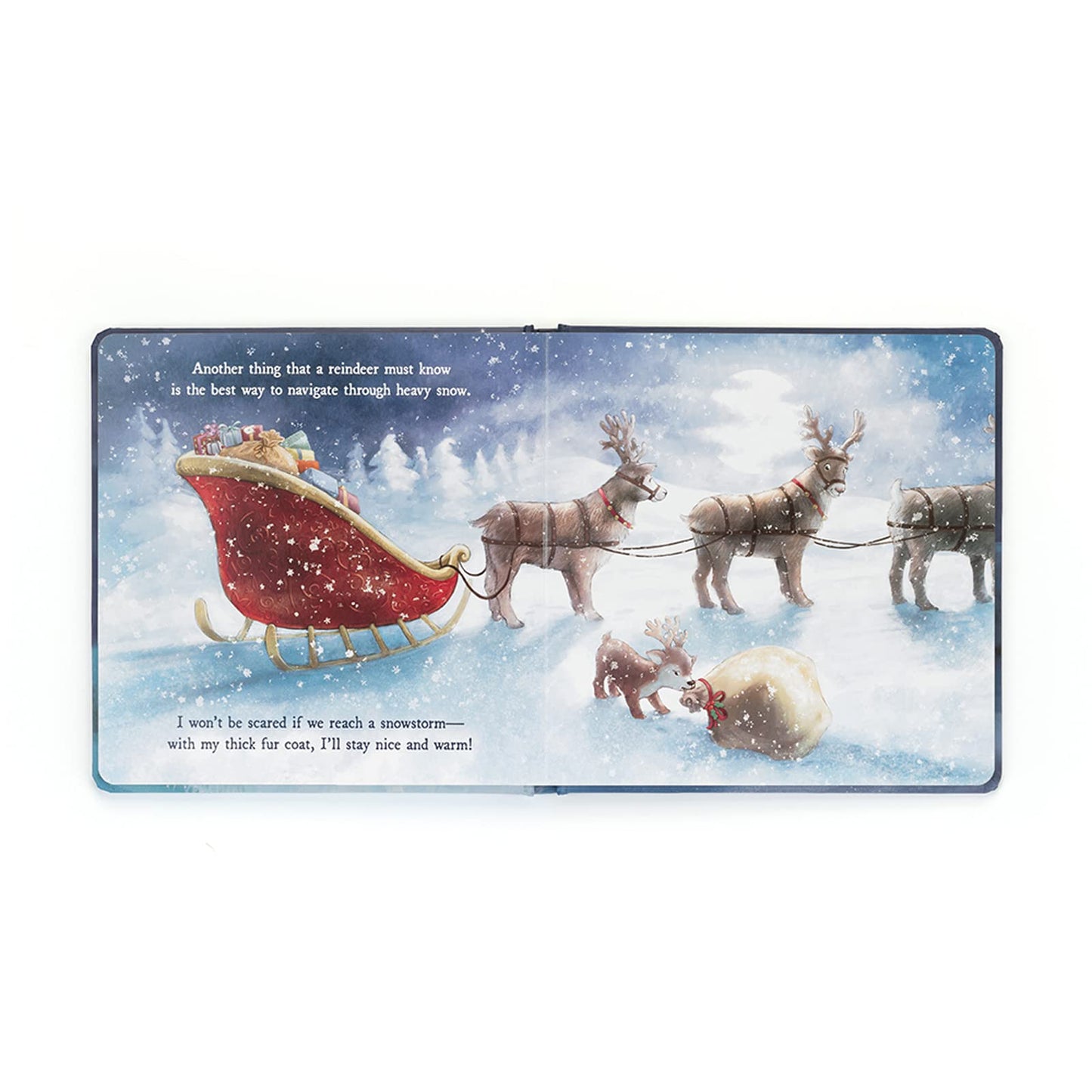 Jellycat Mitzi Reindeer’s Dream: A Baby Board Book Children's Book - Baby Gift
