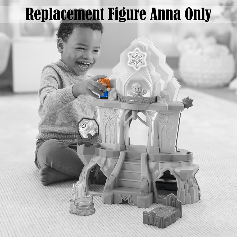 Fisher-Price Replacement Part Little People Elsa's Enchanted Lights Palace Frozen Castle GWD33 - Replacement Princess Anna Figure