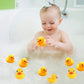 Bath Duck Toys 12 PCS Yellow Rubber Ducks Squeak & Float Ducky Baby Shower Pool Toy for Toddlers Kids Boys Girls