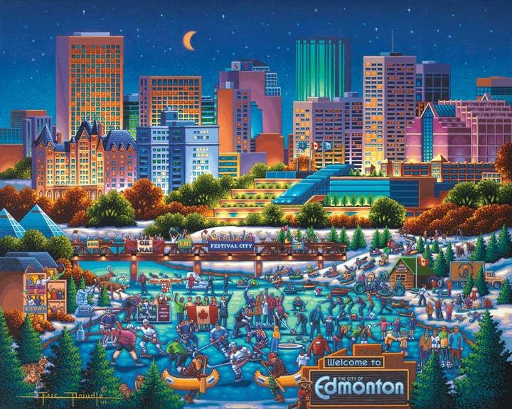 Dowdle Jigsaw Puzzle - Edmonton - 1000 Piece