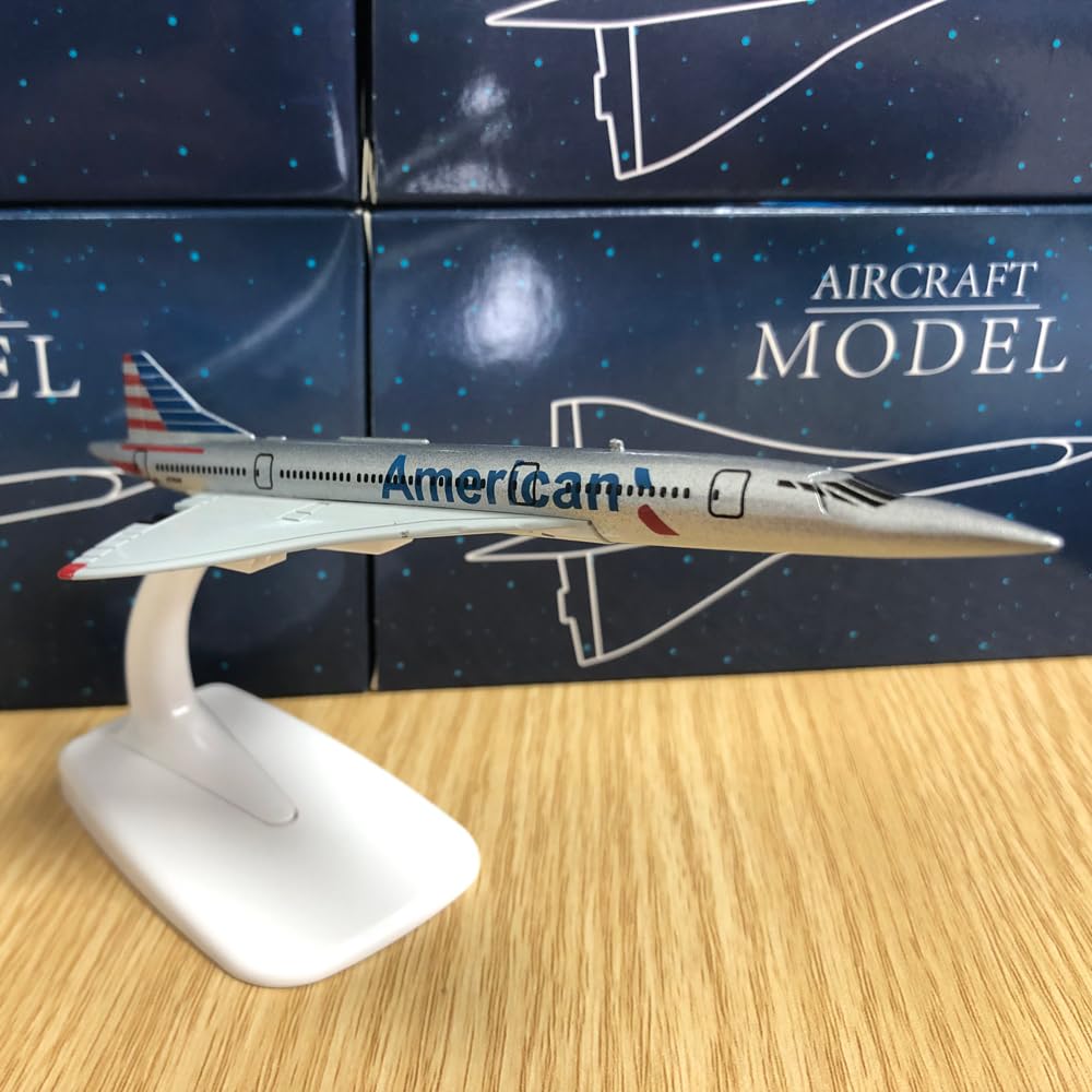 1:400 Concorde Supersonic Air American Aircraft Metal Alloy Diecast Model (Concorde Air American)