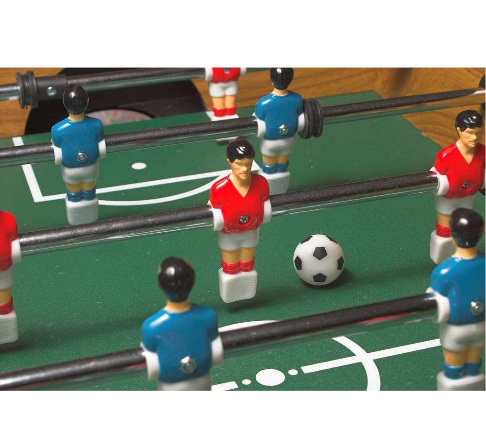 CABAX Foosball Table Replacement Foosballs, 36mm Game Table Size Black and White Tabletop Soccer Balls - 6 Pack