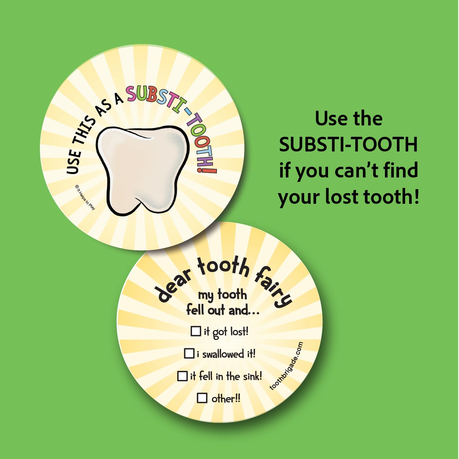 The Tooth Brigade Tooth Fairy Pillow | Stuffed Plush with Large Pocket Mouth for Lost Teeth, Treasures, Prizes - Fun and Interactive Plush, Perfect