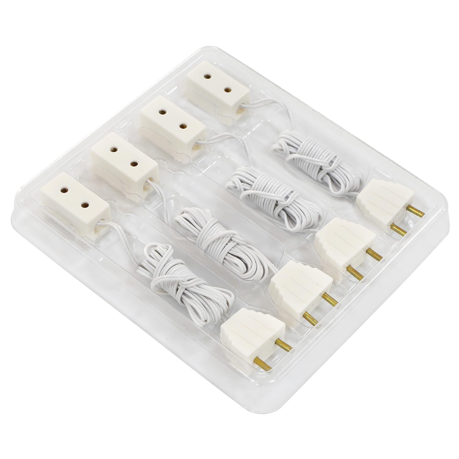 iLAND 1:12 Scale Accessories of Dollhouse Lighting Power Strip Supply Wire,12V Extension Cords for Miniature Lights in DIY Miniature House Kit