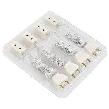 iLAND 1:12 Scale Accessories of Dollhouse Lighting Power Strip Supply Wire,12V Extension Cords for Miniature Lights in DIY Miniature House Kit