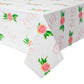Juvale 1st Birthday Tablecloths for Girls - 54 x 108 in, 3-Pack, Pink Floral Plastic - Some Bunny is One Theme & Waterproof Disposable Cover