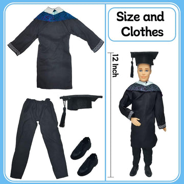 Fashion Dolls Set, Stylish Twin 12 Inch Doll Toy, Trendy Outfits for Fashionable Play, Perfect Good Gift