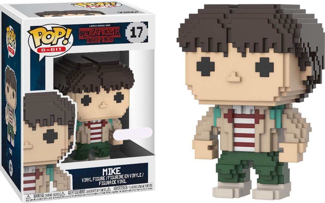 Funko 8 Bit Pop!: Stranger Things Mike Collectible Figure