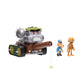 JAKKS Dog Man Squirrel Tank Shooter Vehicle Playset with Petey and Dog Man Action Figures