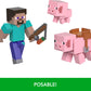 Mattel Minecraft Toys, 3.25-inch Action Figure 2-Packs, 2 Figures and 2 Accessories, Collectible Gifts for Kids