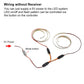 elechawk Remote Controlled LED Light Strip for RC Fixed Wing Airplane Flying Wing Plane AR Wing Drone Model Car Truck