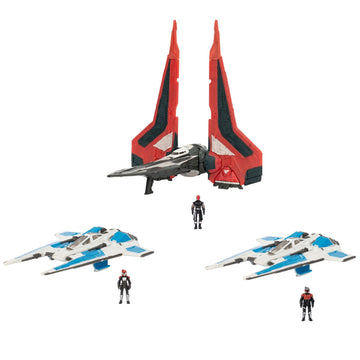 Star Wars™ Micro Galaxy Squadron Maul Shadow Collective Set - Deluxe Battle Pack with Three Vehicles and Three 1-Inch Micro Figure Accessories