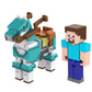 Mattel Minecraft Action Figure 2-Pack with Skeleton & Trap Horse Collectible Figures & Accessories, 3.25-inch Scale Toy Set