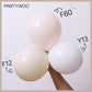 PartyWoo White Balloons 100 pcs 10 Inch Matte White Latex Helium Balloons for Wedding Bridal Graduation Engagement Baby Shower Gender Reveal Easter