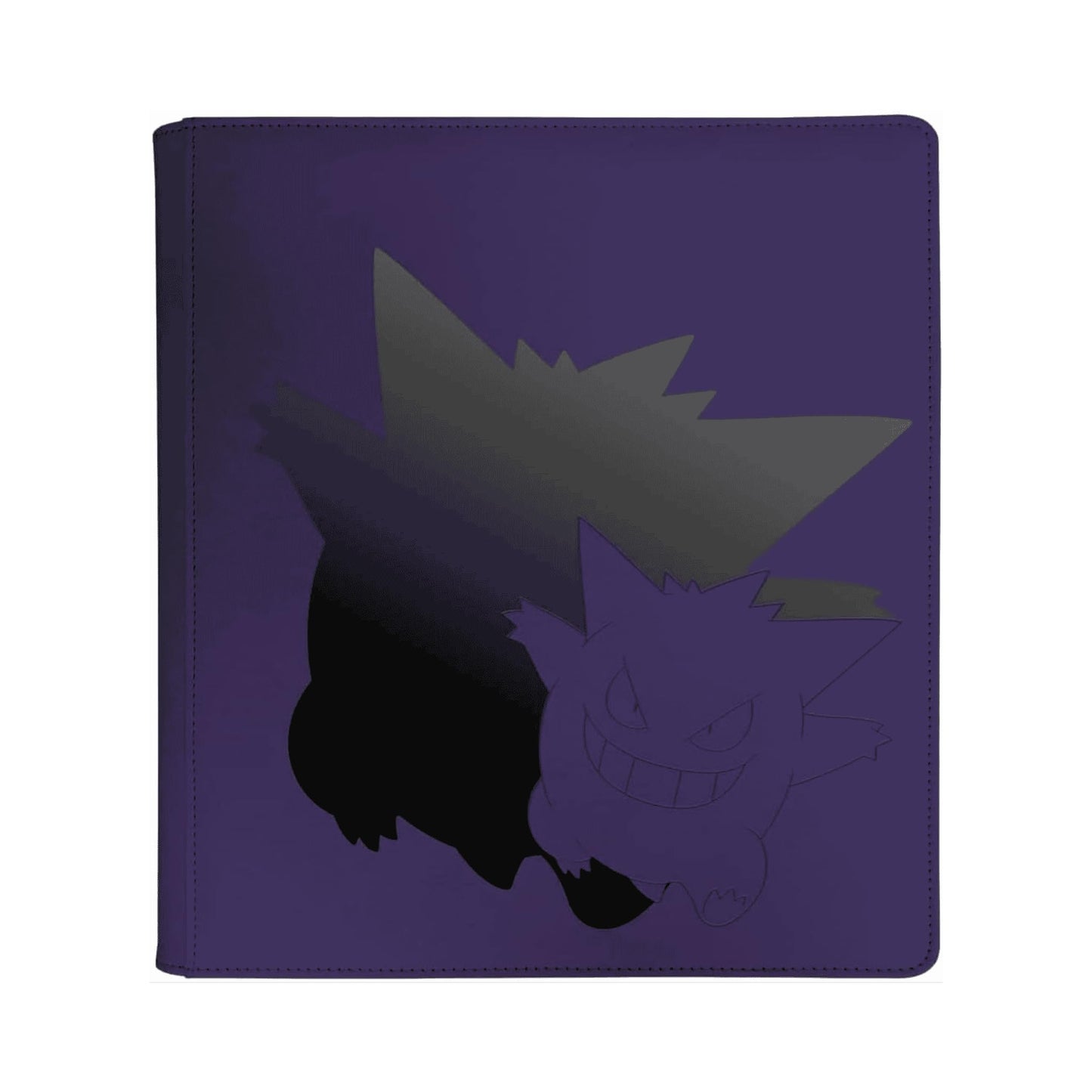 Ultra PRO - Elite Gengar 12-Pocket Zippered PRO-BINDER for Pokémon | Padded Leatherette Trading Card Album, Side-Loading Pages Holds Up to 480 Cards