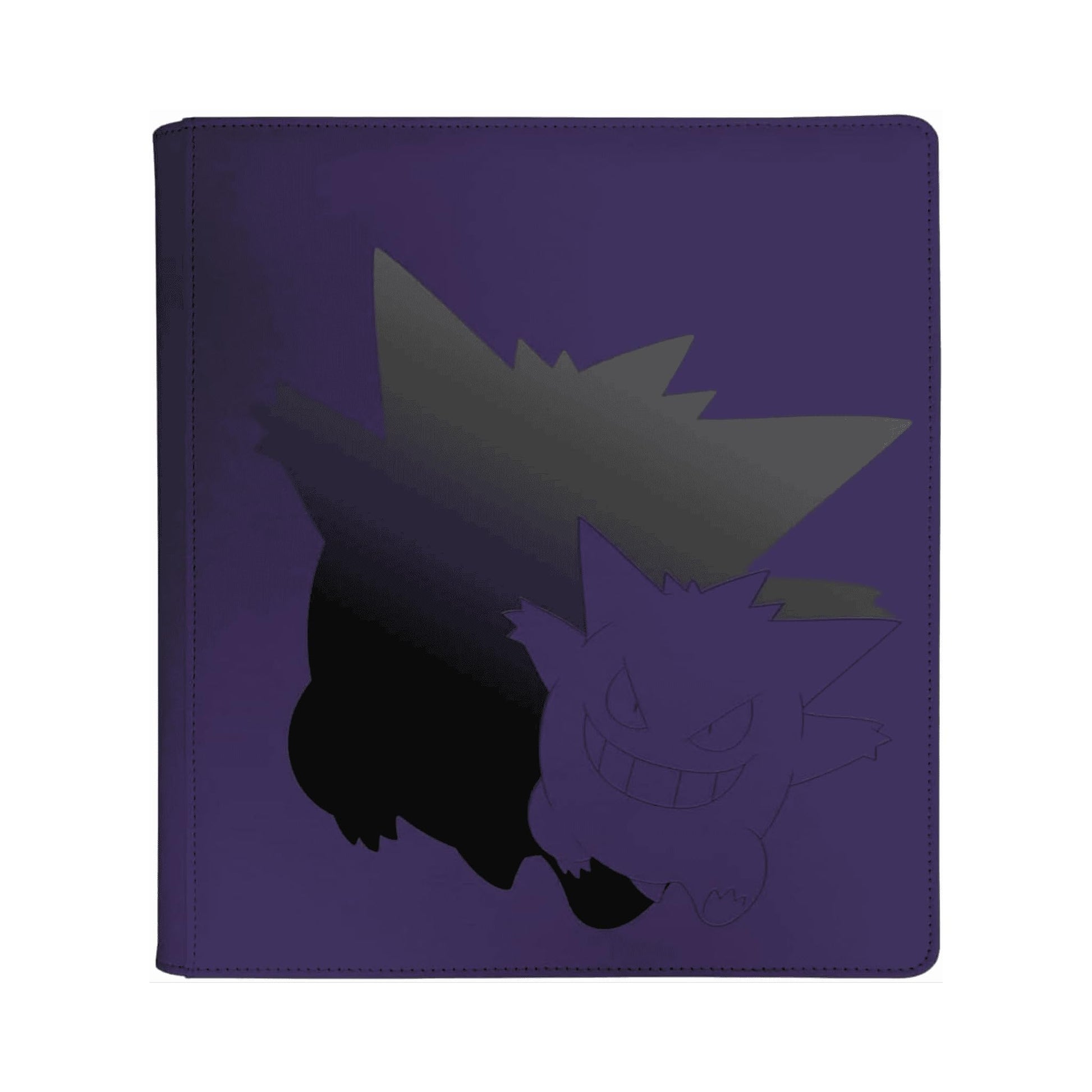 Ultra PRO - Elite Gengar 12-Pocket Zippered PRO-BINDER for Pokémon | Padded Leatherette Trading Card Album, Side-Loading Pages Holds Up to 480 Cards