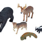 Wild Republic Skunk, Black Bear, Deer, Coyote, Salamander, Kids Gifts, Educational Toys, Wilderness Polybag, 5-Pieces , Wilderness Series 1