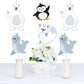 Big Dot of Happiness Arctic Polar Animals - Polar Bear, Seal, Penguin and Arctic Fox Decorations DIY Winter Baby Shower or Birthday Party Essentials