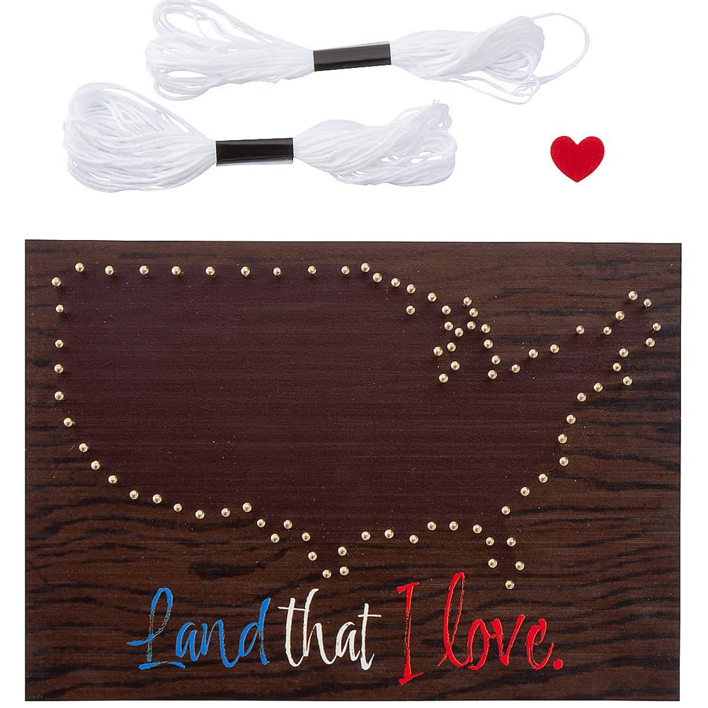 USA String Art Craft, Makes 1