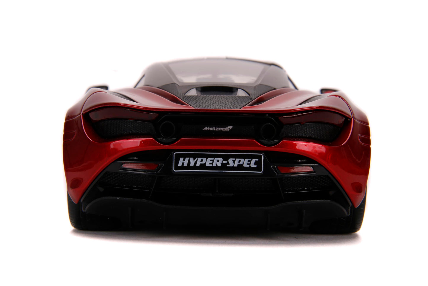 Jada Toys McLaren 720S Candy Red with Black Top Hyper-Spec 1/24 Diecast Model Car 32275