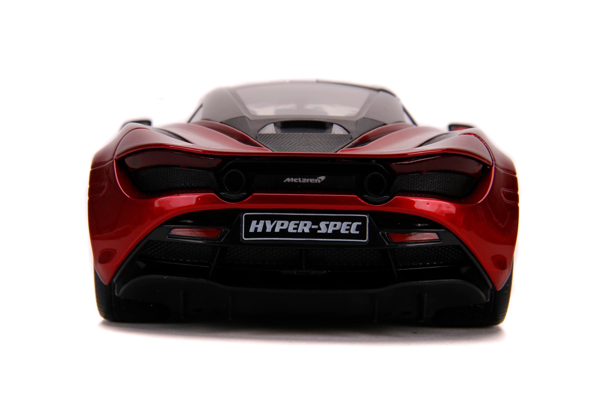 Jada Toys McLaren 720S Candy Red with Black Top Hyper-Spec 1/24 Diecast Model Car 32275