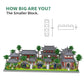 Kadablk Architecture Chinese Style of Suzhou Garden,Set 3 Backyard, Micro Block,Classical Famous Building Block Set,Asian Cultures,3988 PCS for Adults