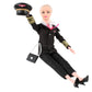 Daron Female Pilot Doll with Luggage - Hair Color May Vary