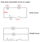 OSOYOO Electricity Circuit Learning Kit for Science Study,Series Circuit Parallel Circuit, Physics Experiments Learning Tool