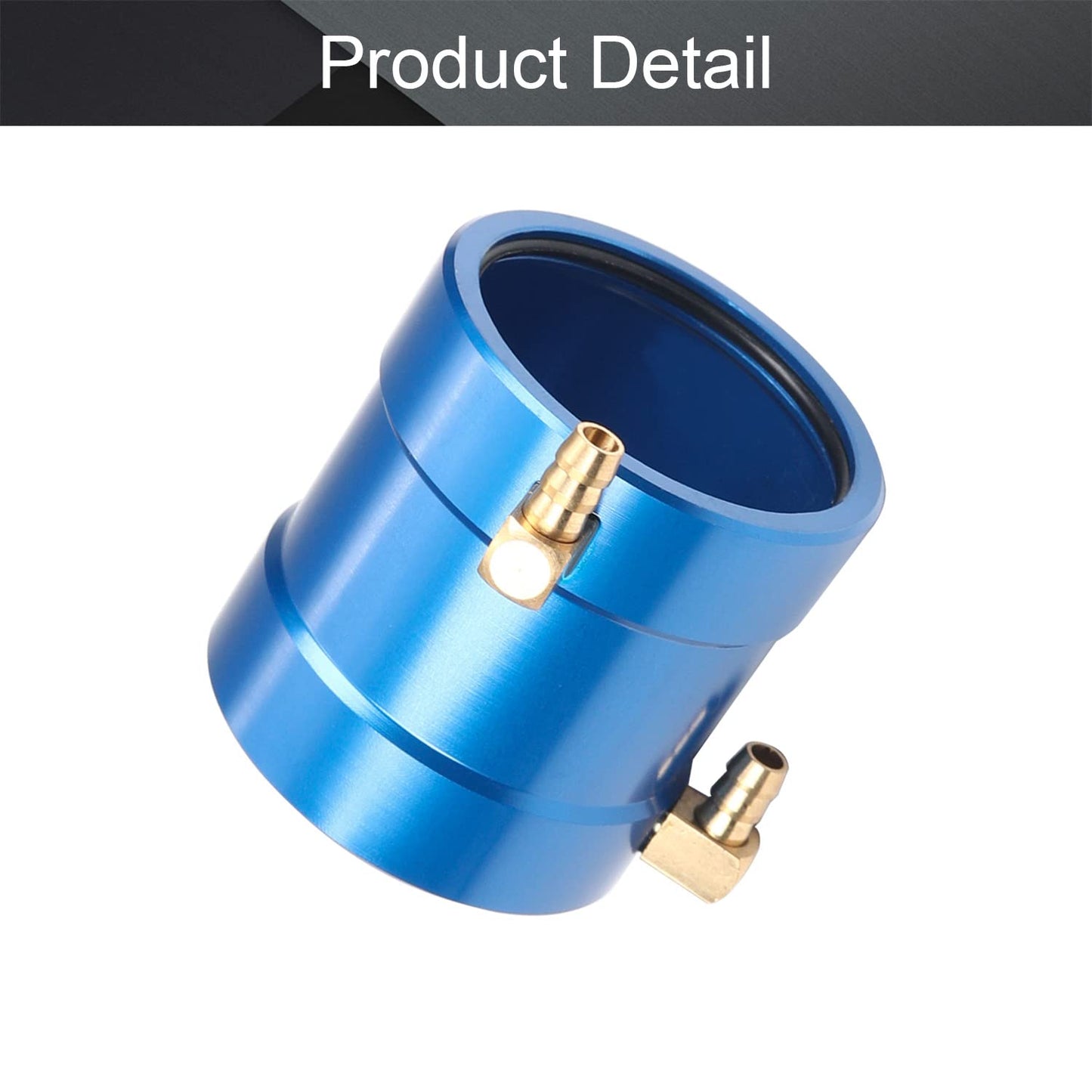 Fielect Motor Aluminum Water Cooling Jacket Metal Remote Control Model Boat Parts Blue Suitable for 36 Series Remote Control Boat Motor Parts
