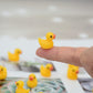 Yuronam 70 Pcs Yellow Mini Resin Ducks