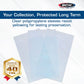 BCW Resealable Graded Card Sleeves | 100 Pack | Universal Fit for PSA, Beckett, SGC & More | Acid-Free Archival Polypropylene | 3¾ x 5½ with 1” Flap